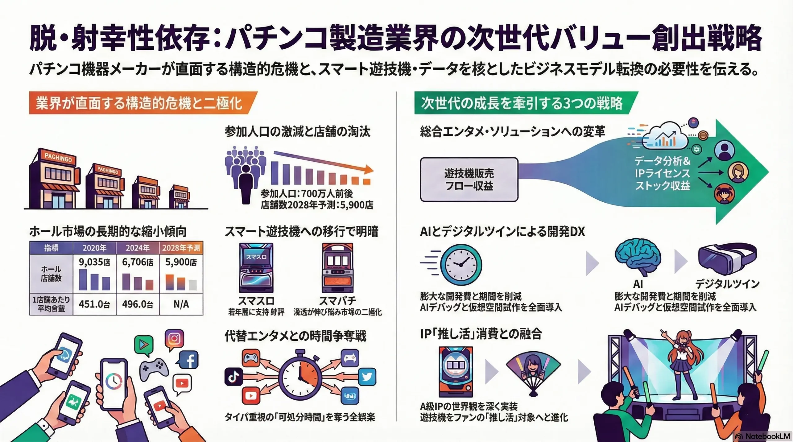 パチンコ(製造)業界の戦略（市場リサーチ・競合企業調査） | 戦略家に 