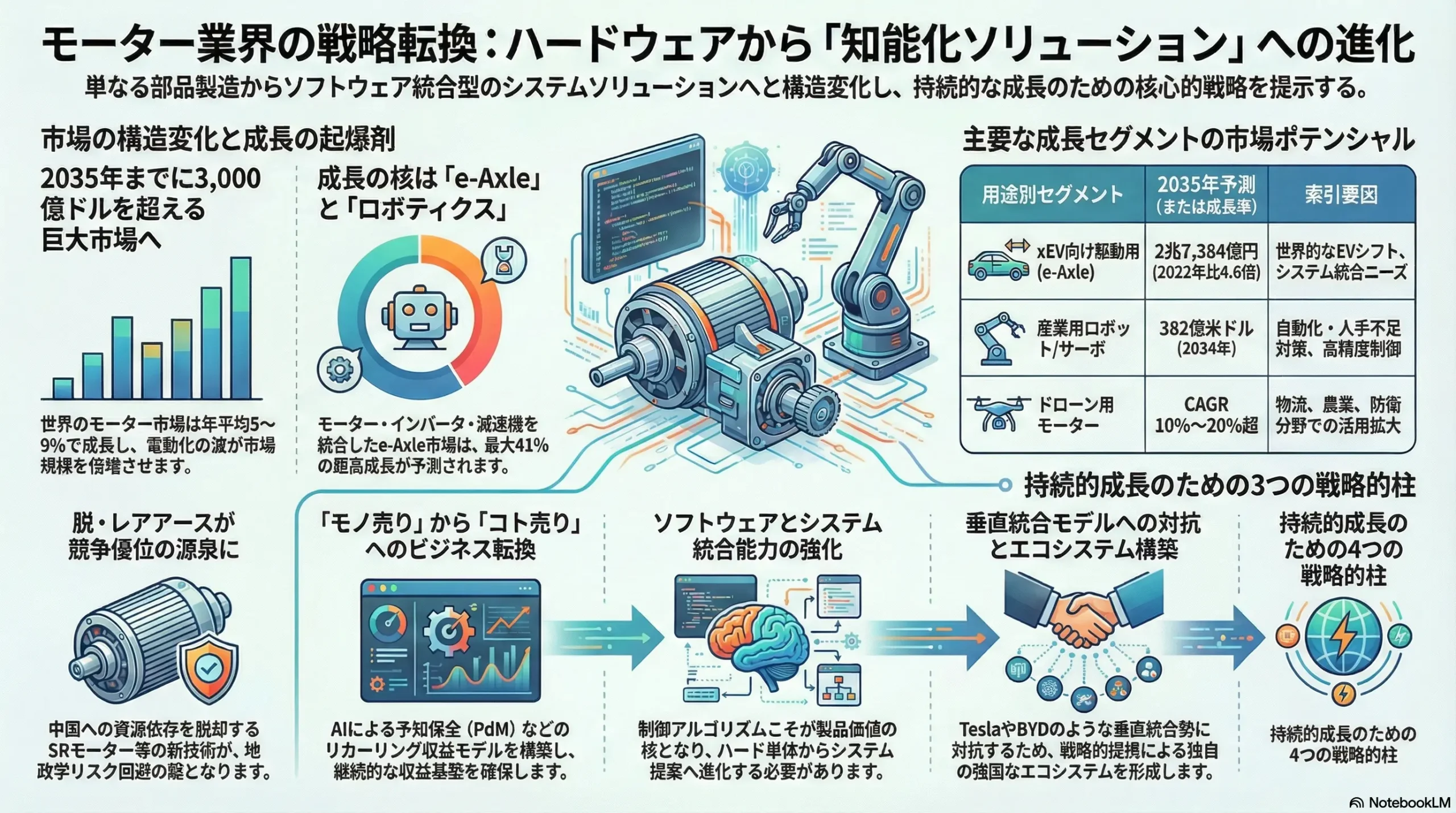 モーター業界の戦略（市場リサーチ・競合企業調査） | 社長のAI