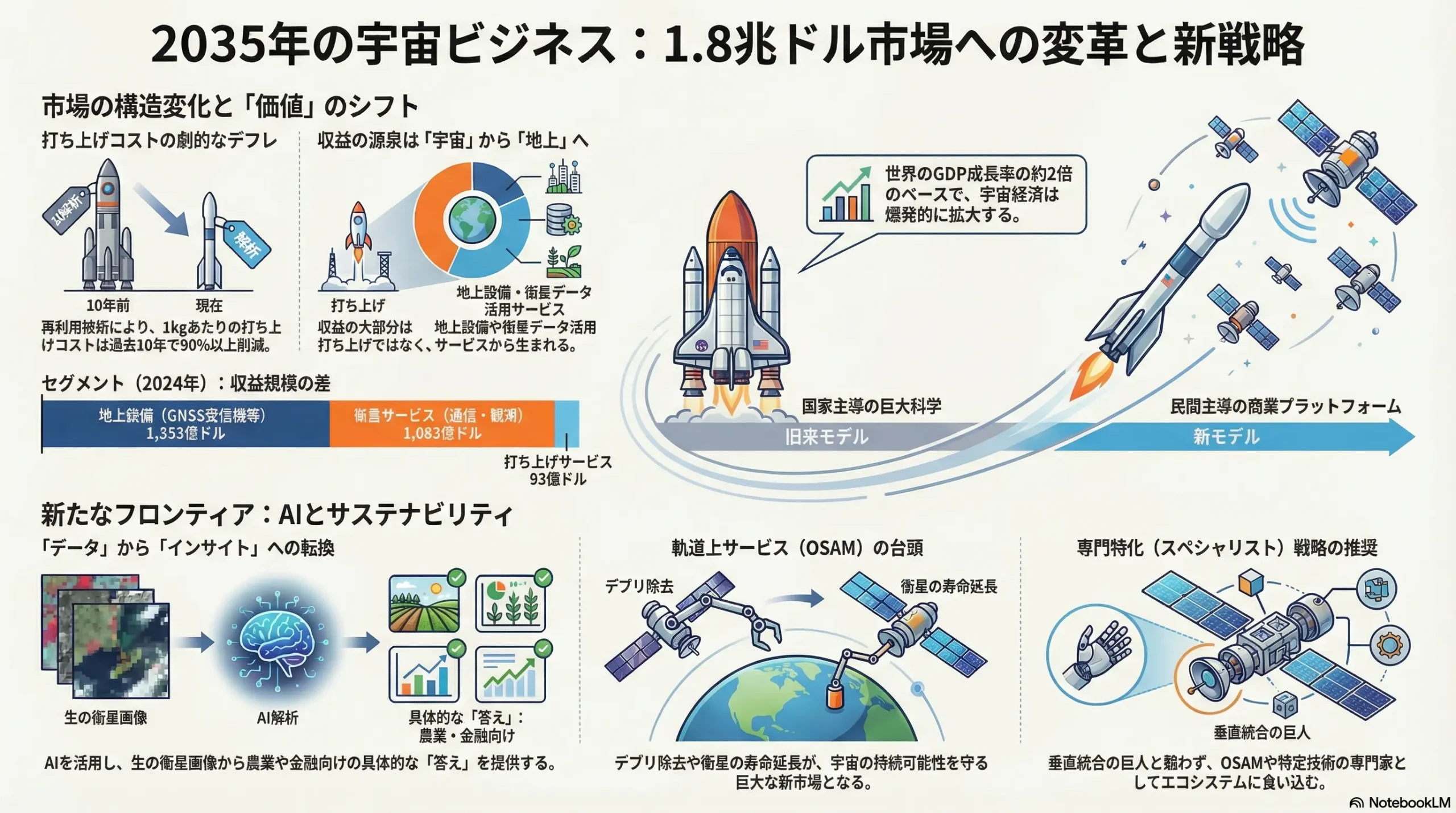 宇宙開発業界の戦略（市場リサーチ・競合企業調査） | 戦略家になろう！