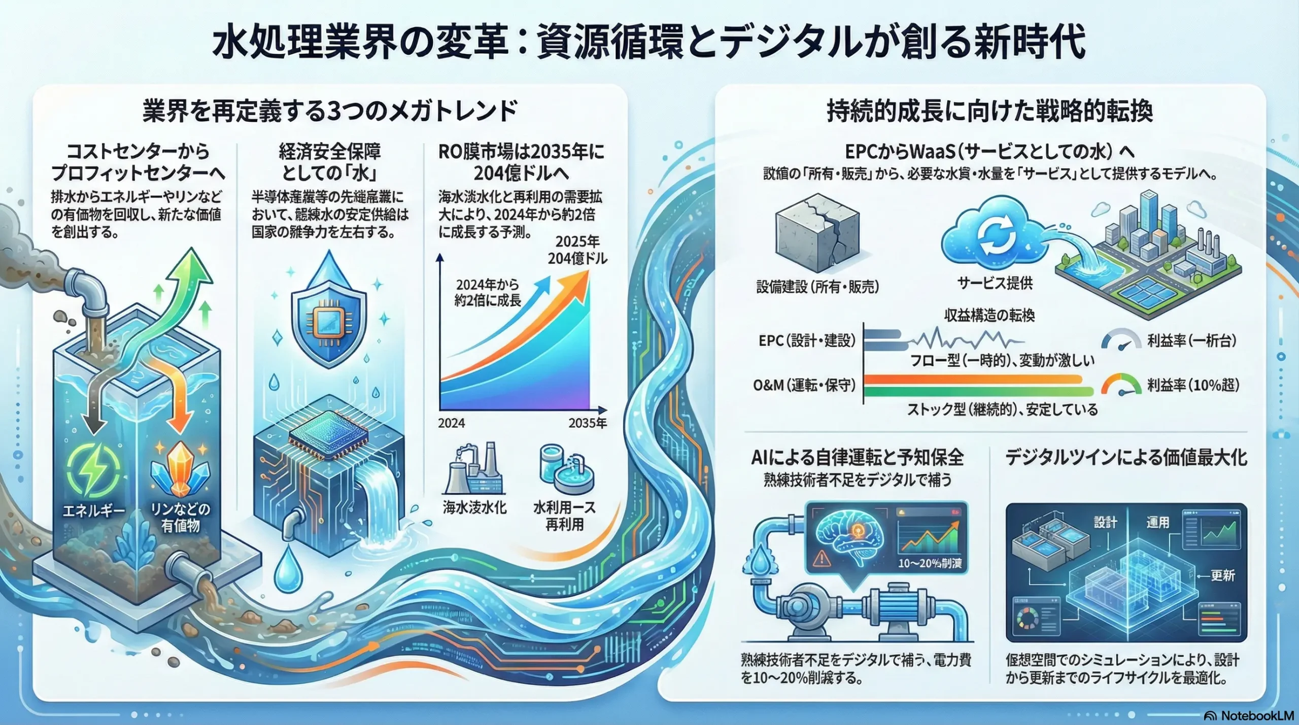 水処理（水処理プラント）業界の戦略（市場リサーチ・競合企業調査 
