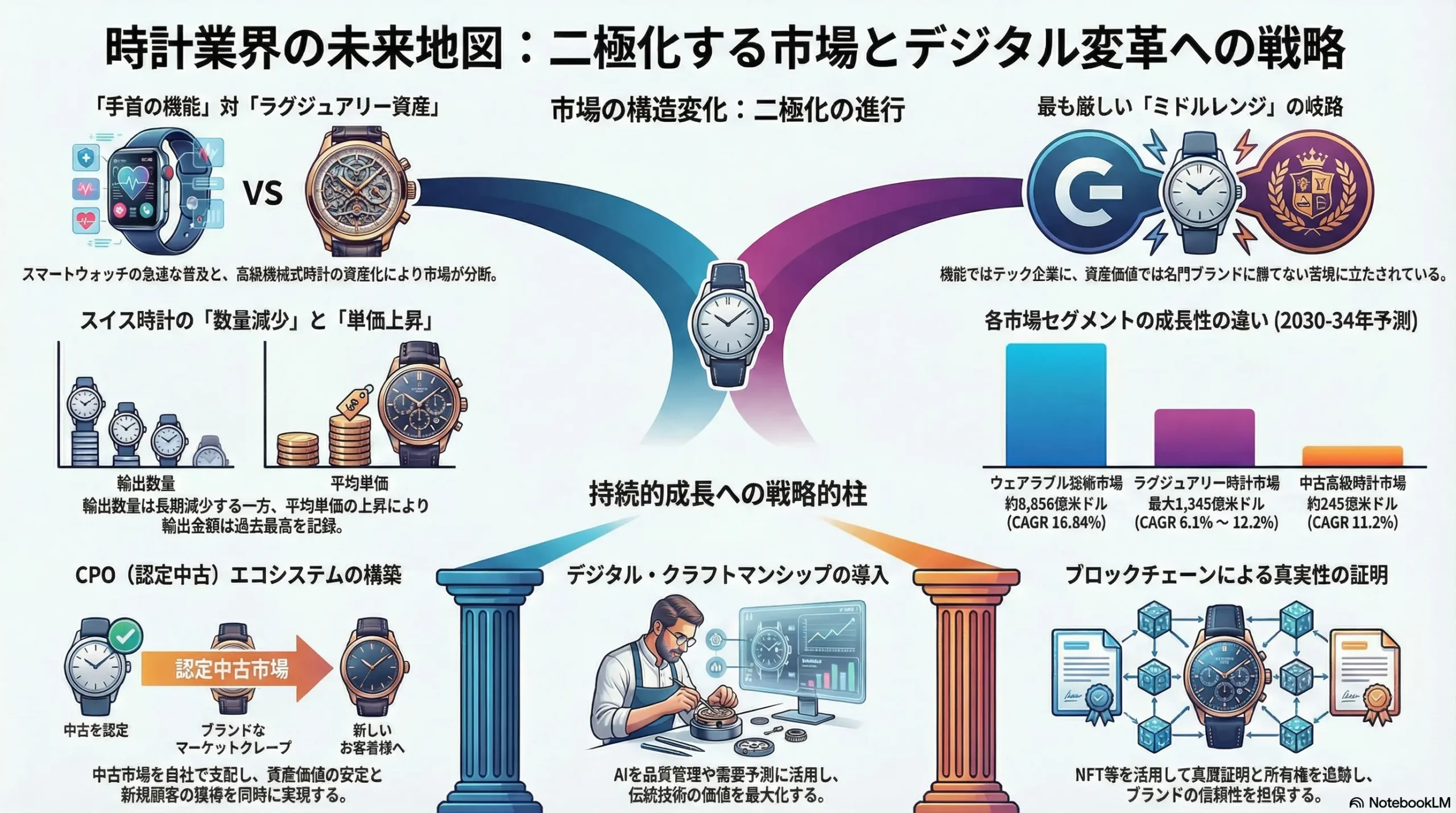時計業界の戦略（市場リサーチ・競合企業調査） | 戦略家になろう！
