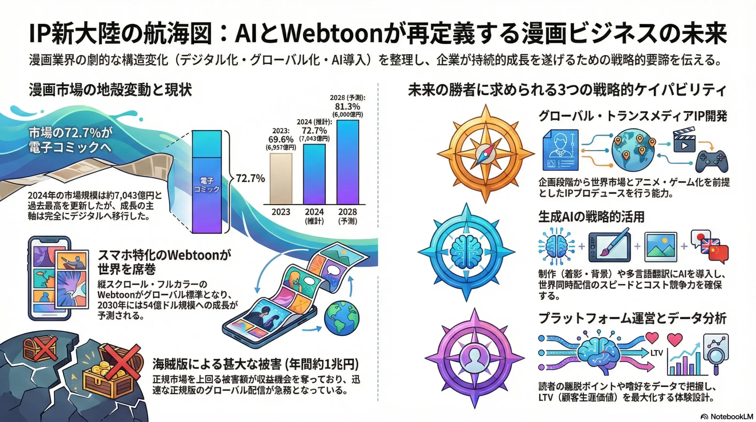 漫画業界の戦略（市場リサーチ・競合企業調査） | 戦略家になろう！