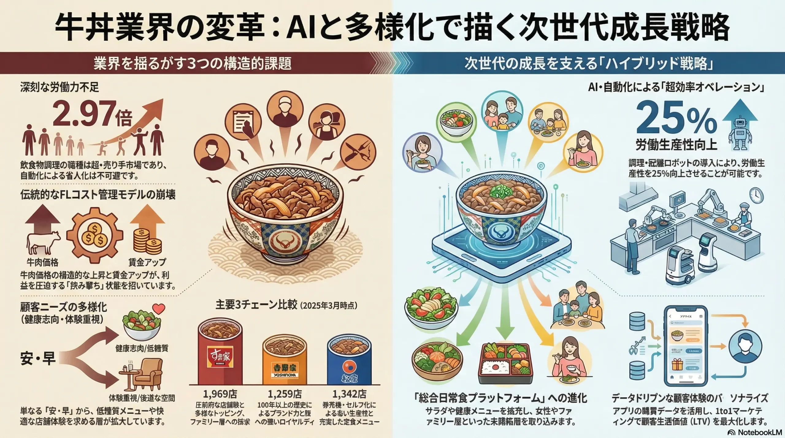 牛丼業界の戦略（市場リサーチ・競合企業調査） | 戦略家になろう！