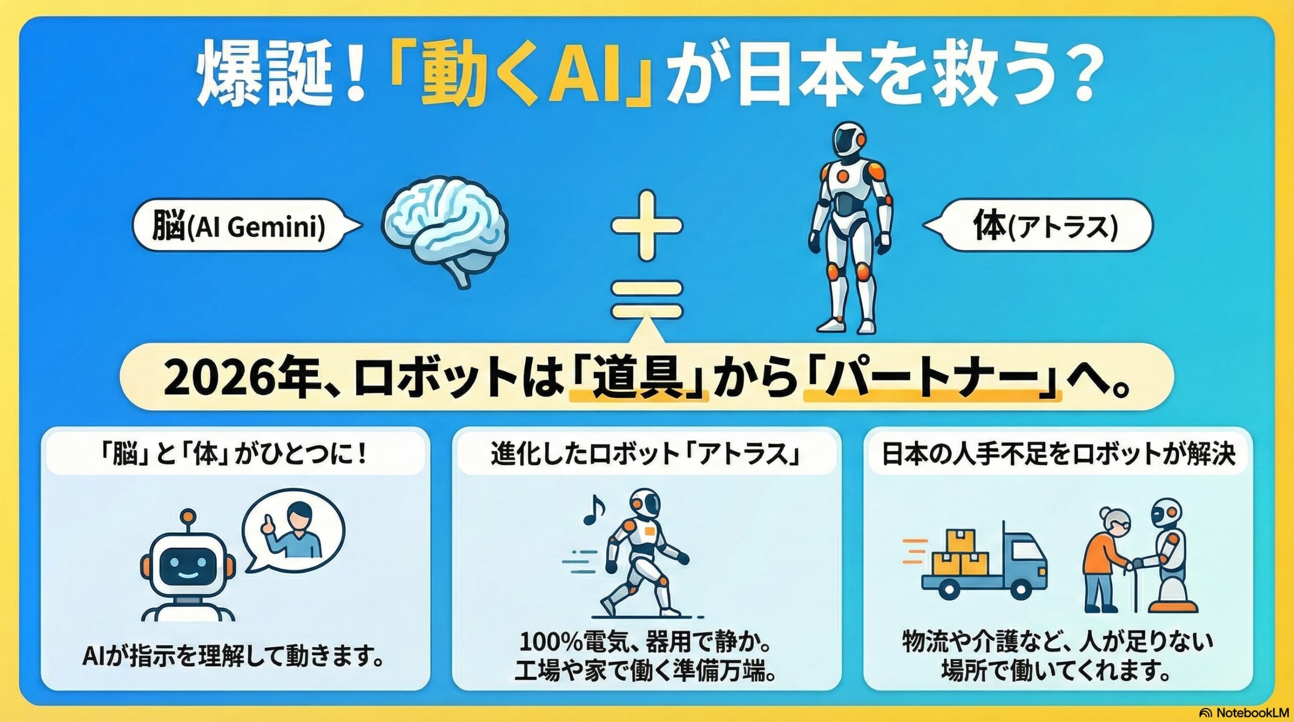 ボストン・ダイナミクスとGoogle DeepMindの提携