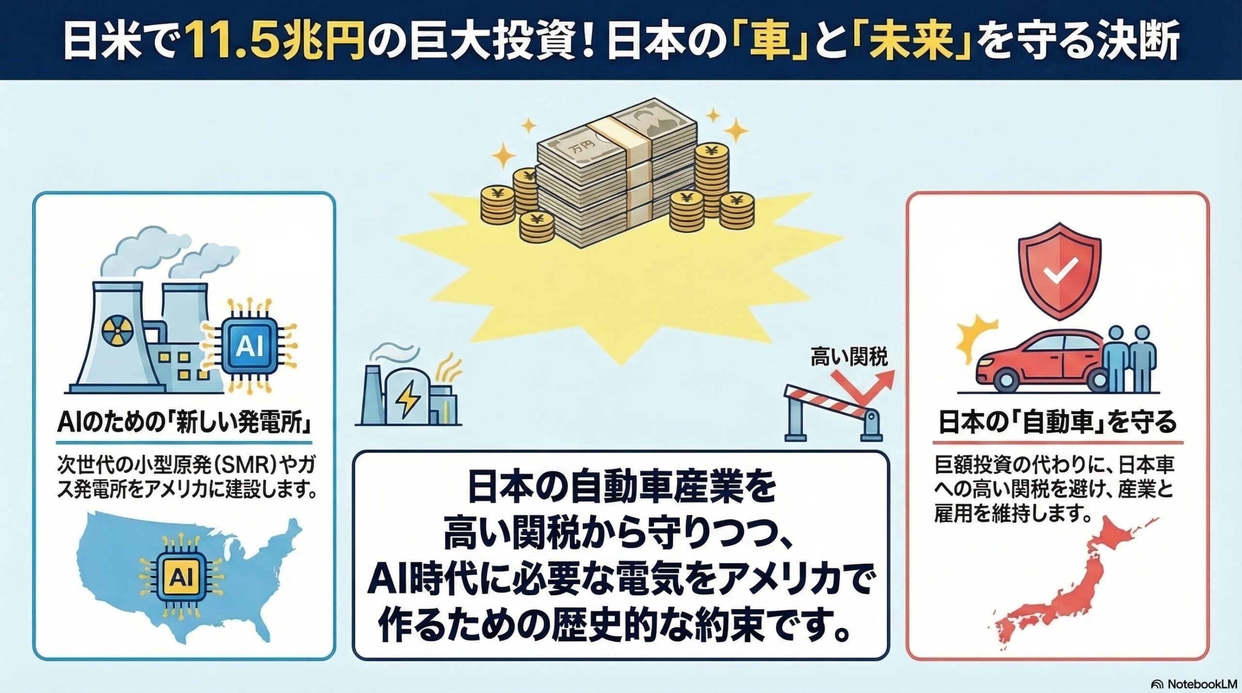 日米首脳会談、11兆円規模のエネルギー投資で合意