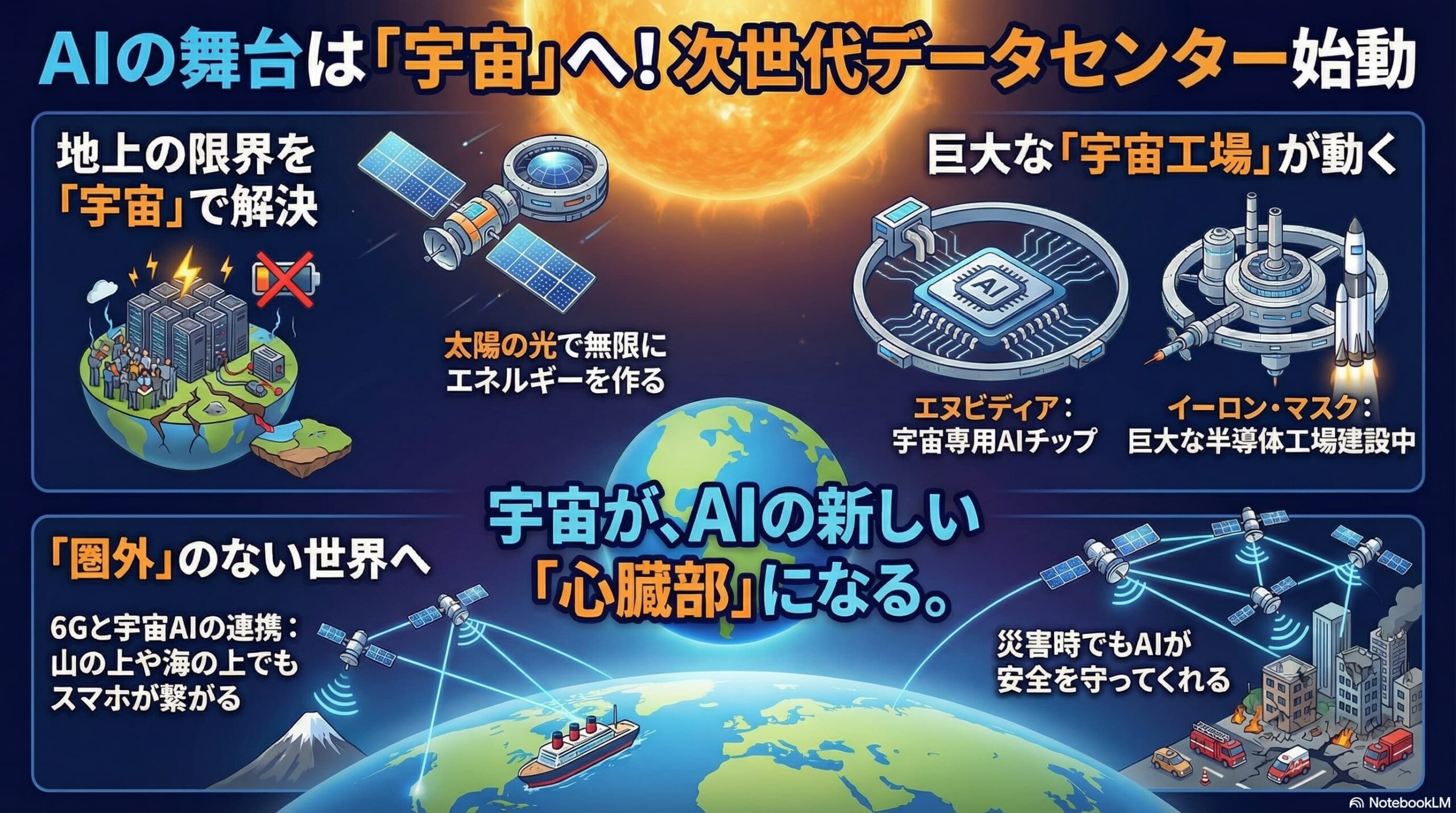 宇宙インフラとAIの未来展望、日本政府の宇宙戦略基金