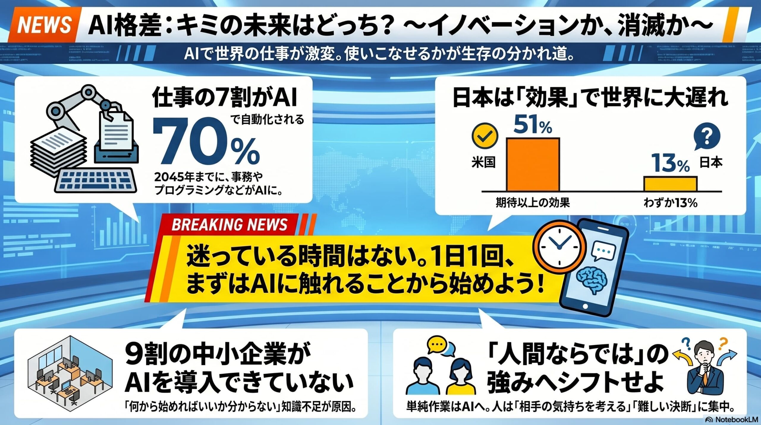AI格差に直面する中小企業と労働者の生存戦略