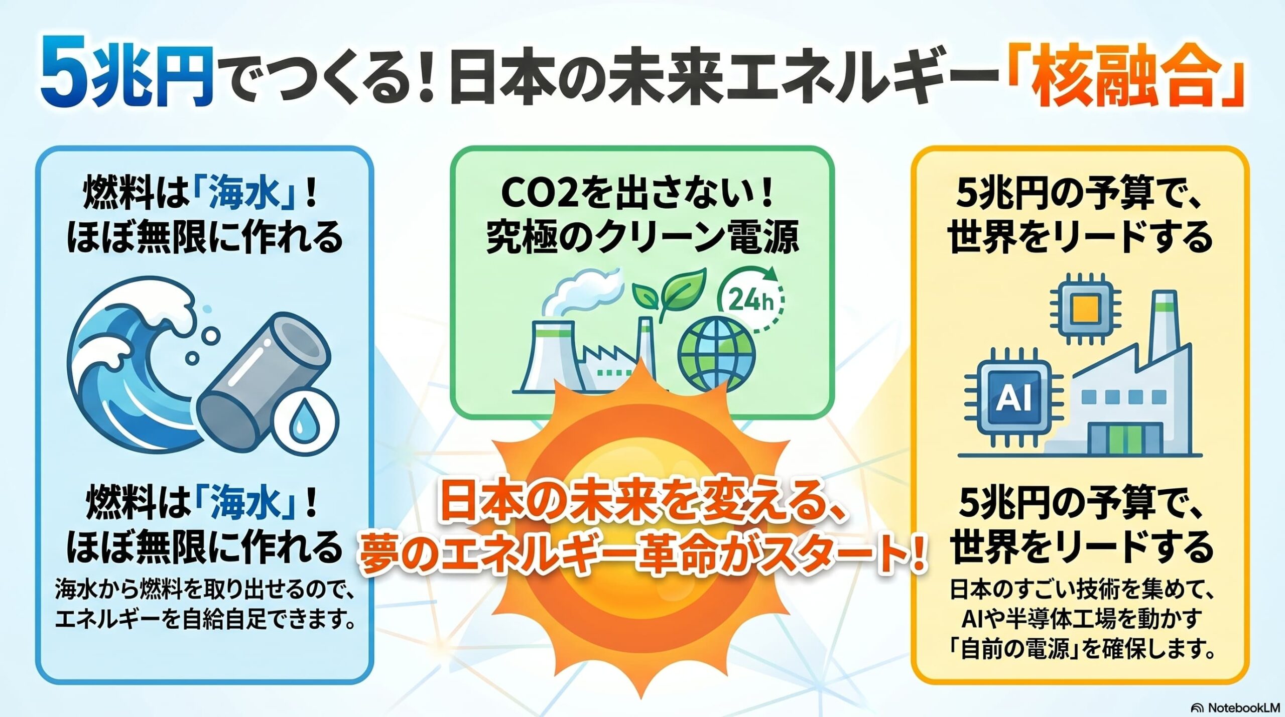 核融合発電、日本政府が5兆円の官民基金で商用化へ