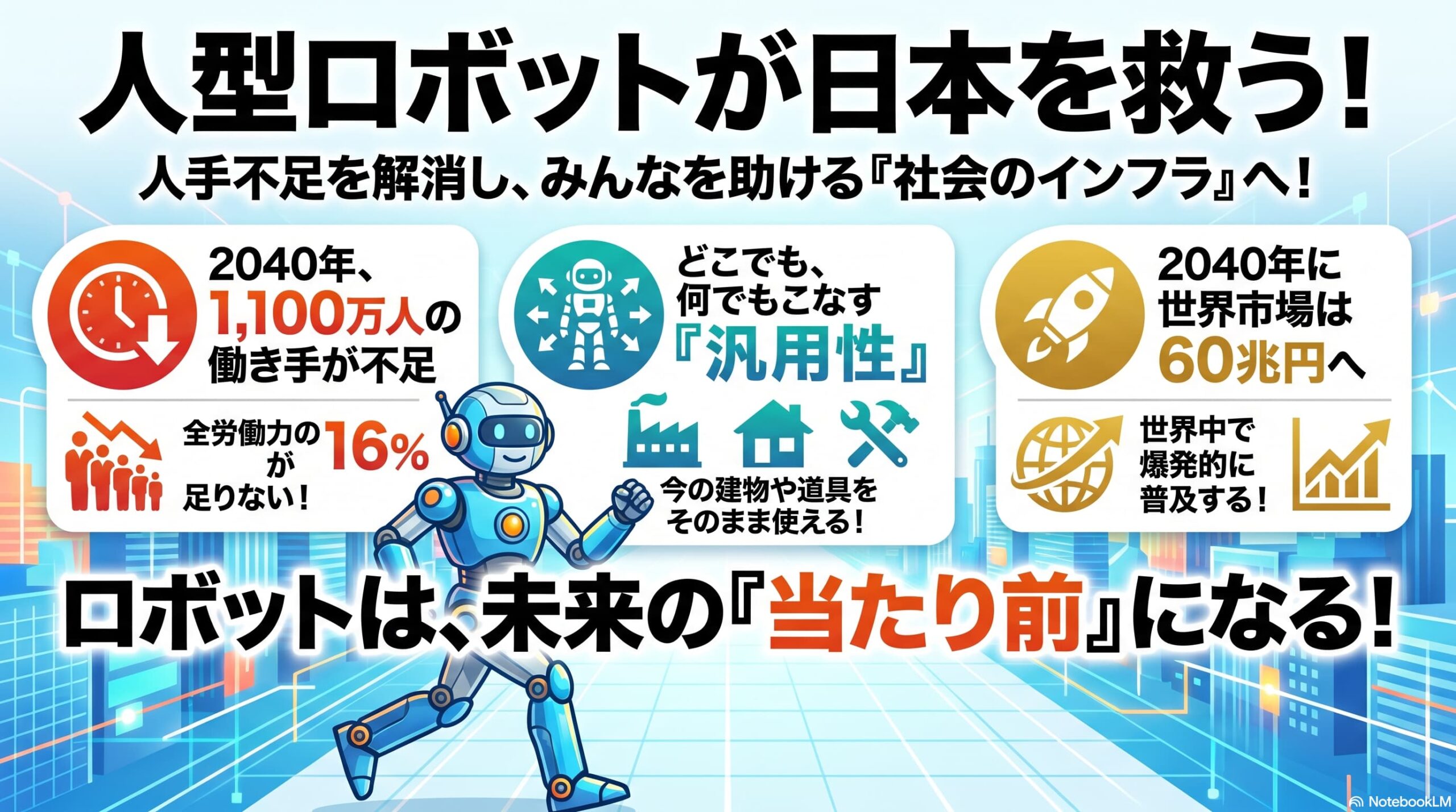 ヒューマノイドロボットは未来をどう変える？